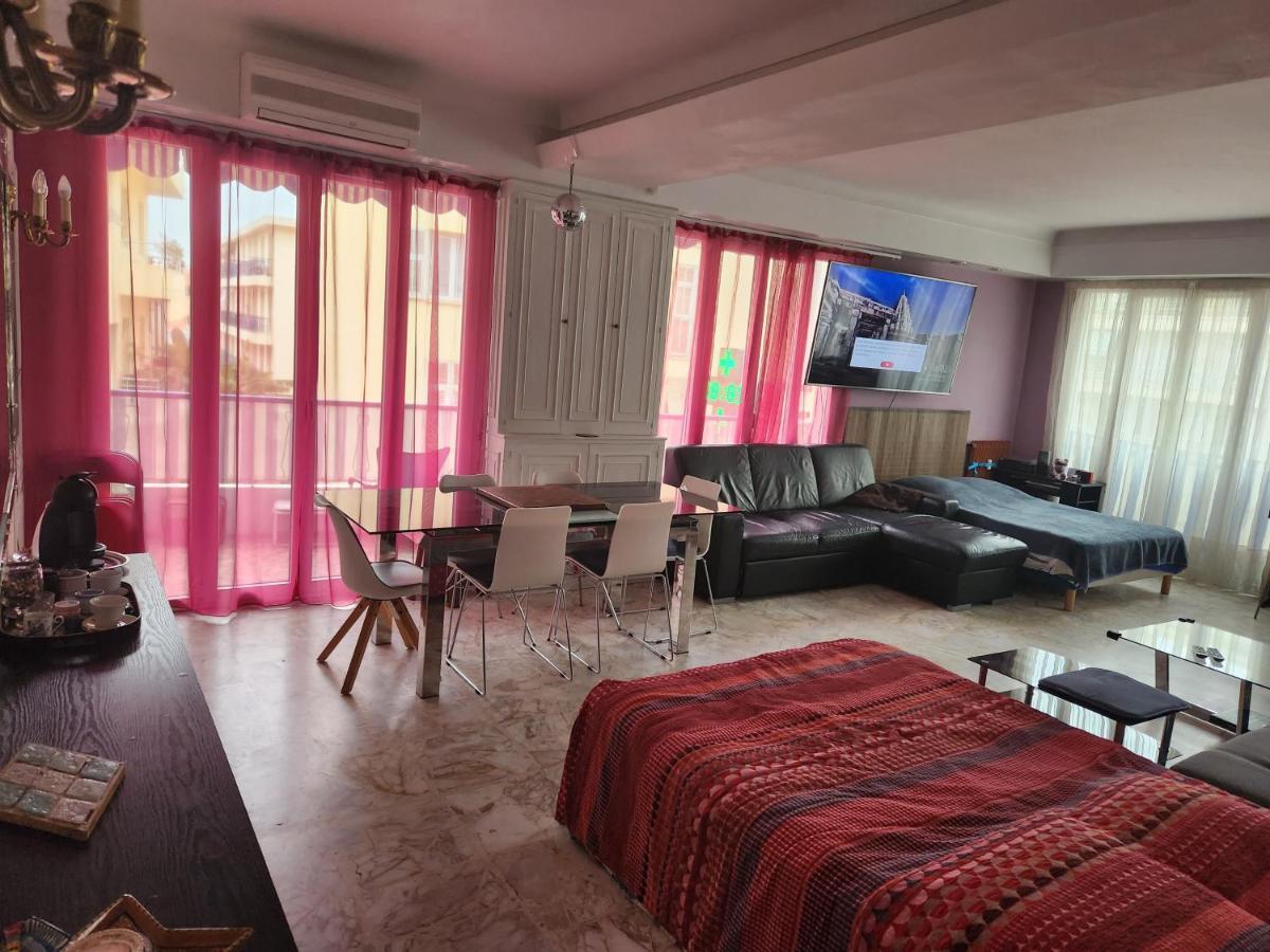 Big Apart 140M2 5Min Walk To Beach Sea &Promenade 3 Double Rooms,Big Living Room 42M2, 3 Showers,9 Beds, Free Parking Ніцца Екстер'єр фото